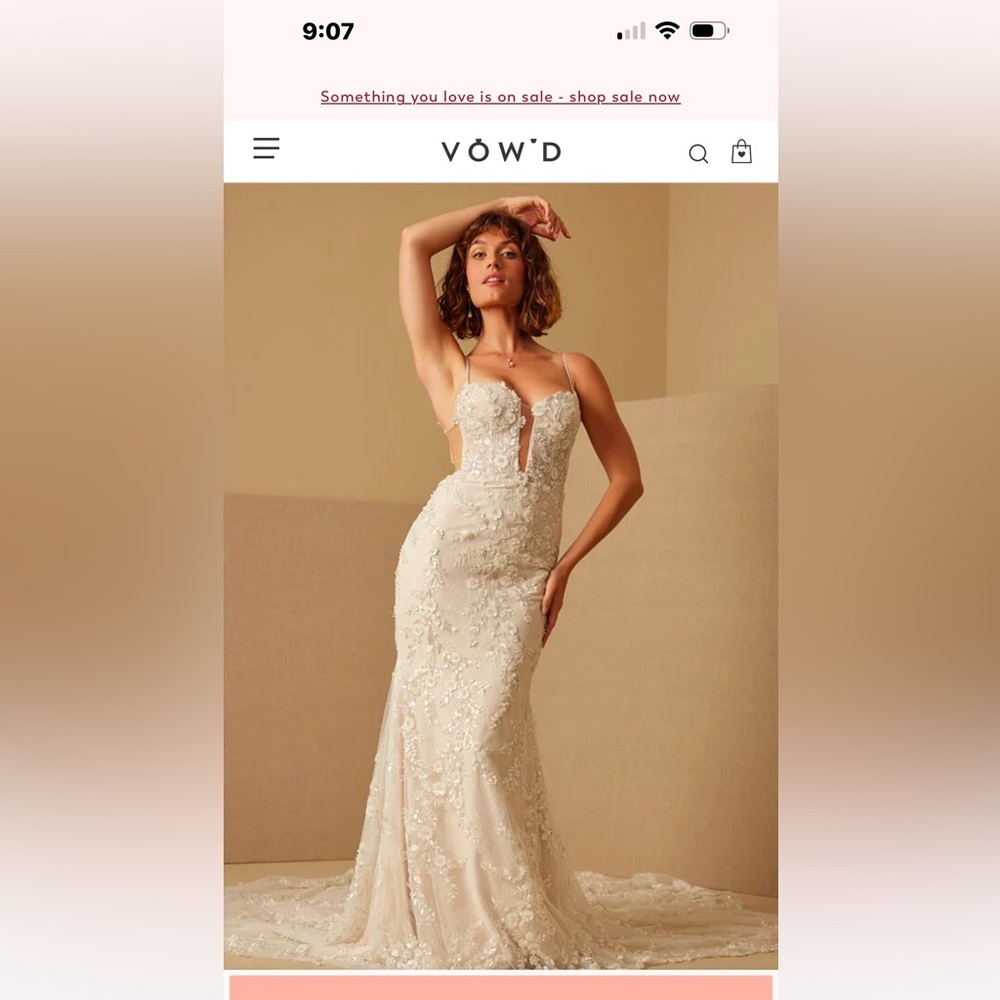 VOW’D Stardust wedding dress - BRAND NEW/ Stret size 4, Bridal size 10
